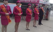 生态系空乘专业同学义务参加我院单招考试迎宾接待工作