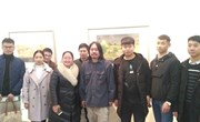 园林系组织学生参观洛阳市第三届水彩粉画展