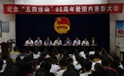 我院隆重召开纪念五四运动98周年暨共青团表彰大会