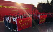 院团委组织青年志愿者参与第37届中国洛阳牡丹文化节赏花启动仪式