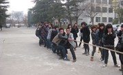 经贸系成功举办拔河比赛