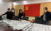 基础部书画社举办汉字书写大赛