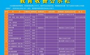 收费项目、收费依据、收费标准及投诉方式