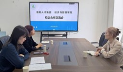 访企拓岗促就业 校企合作谋发展——洛阳市人才集团莅临我院开展交流座谈