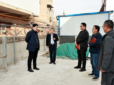 党委书记李书民带队开展春节前校园安全大检查