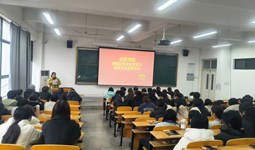 商务学院召开特色牡丹文化节实习动员大会暨双选会