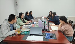 商务学院开展业务学习 扎实推进“三说一课”专项活动