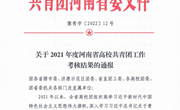 考核优秀!院团委在2021年度河南省高校共青团工作考核中荣获优秀等级