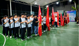 河南林业职业学院2026年迎新生篮球联赛开赛