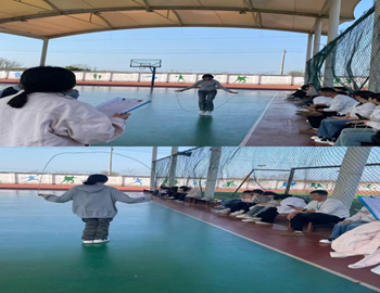 跃动青春，绳彩飞扬----24级航空工程部团支部开展跳绳比赛活动